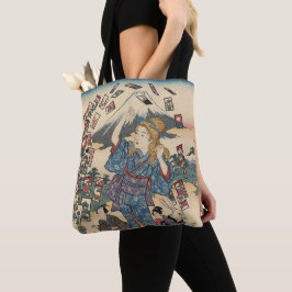 Alice Lost in Japan | Ukiyo-e Floating Wonderland Tasche