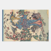 Alice Lost in Japan | Ukiyo-e Geschenkpapier Set (Vorderseite 2)