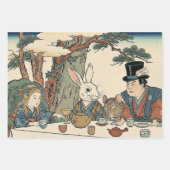 Alice Lost in Japan | Ukiyo-e Geschenkpapier Set (Vorderseite)