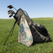 Alice Lost in Japan | Ukiyo-e Mad Journey Golfhandtuch (Gras)