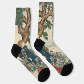Alice Lost in Japan | Ukiyo-e Mad Journey Socken (Rechts)