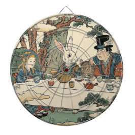 Alice Lost in Japan | Ukiyo-e Mad Tea Party Dartscheibe