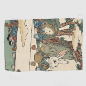 Alice Lost in Japan | Ukiyo-e Mad Tea Party Golfhandtuch (Horizontal)