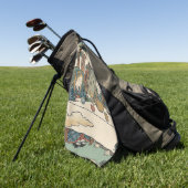 Alice Lost in Japan | Ukiyo-e Mad Tea Party Golfhandtuch (Gras)