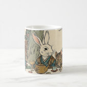 Alice Lost in Japan | Ukiyo-e Mad Tea Party Kaffeetasse (Mittel)