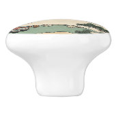 Alice Lost in Japan | Ukiyo-e Mad Tea Party Keramikknauf (Seitenansicht)