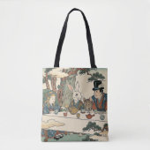 Alice Lost in Japan | Ukiyo-e Mad Tea Party Tasche (Vorderseite)