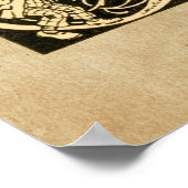 Alice - Mad Hatter 1865 Poster (Ecke)