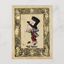 Alice - Mad Hatter 1865 Postkarte