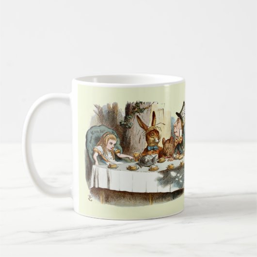 Alice Mad Hatter Tea Party Kaffeetasse (Links)