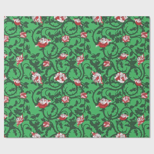 Alice malte Rosenverpackungspapier Geschenkpapier (Flach)