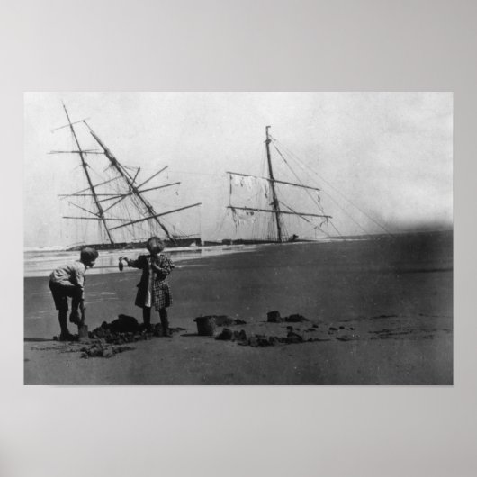 Alice McDonald Wreck Ilwaco Halbinsel Poster (Vorne)