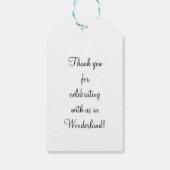 Alice Meets Cheshire Geschenkanhänger (Rückseite)