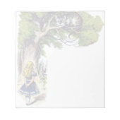 Alice Meets Cheshire Notizblock (Vorderseite)