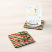 Alice Merry Christmas Getränkeuntersetzer (Rechte Seite)