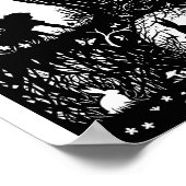 Alice mit dem Kaninchen-Poster Poster (Ecke)
