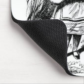 Alice mit dem Schwein Mousepad (Ecke)