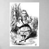 Alice mit dem Schwein Poster (Vorne)