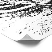 Alice mit der weißen Königin Poster (Ecke)