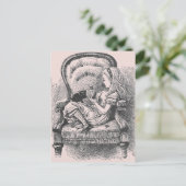 Alice mit Dinah Postcard Postkarte (Stehend Vorderseite)