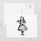 Alice mit Flasche "Drink Me" Postkarte (Vorne/Hinten)