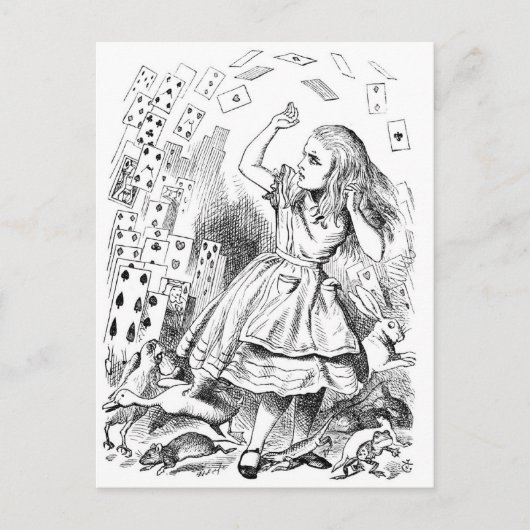 Alice mit Karten (Vorderseite)