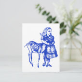 Alice mit Kitz-Abschlussball-Angebot Einladung (Stehend Vorderseite)