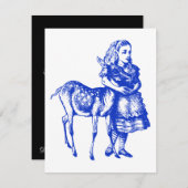 Alice mit Kitz-Abschlussball-Angebot Einladung (Vorne/Hinten)