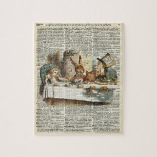 Alice Morgentee Zeit Puzzle