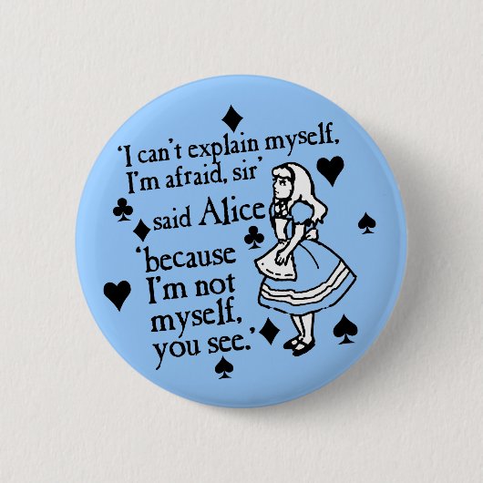 Alice nicht selbst button (Vorderseite)