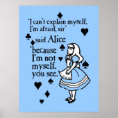 Alice nicht selbst poster (Vorne)
