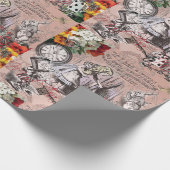 Alice-Nonsens-Vorhang Geschenkpapier (Ecke)