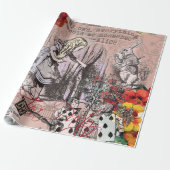 Alice-Nonsens-Vorhang Geschenkpapier (Ungerollt)
