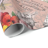 Alice-Nonsens-Vorhang Geschenkpapier (Rolleneckpunkt)