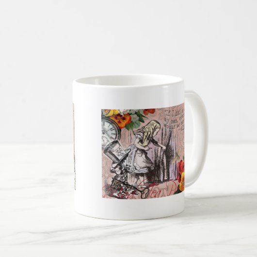 Alice-Nonsens-Vorhang Kaffeetasse (VorderseiteRechts)