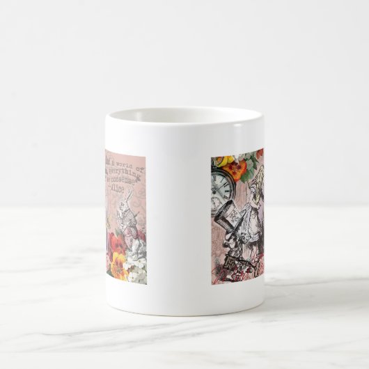 Alice-Nonsens-Vorhang Kaffeetasse (Mittel)