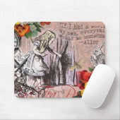 Alice-Nonsens-Vorhang Mousepad (Mit Mouse)