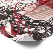 Alice-Nonsens-Vorhang Poster (Ecke)