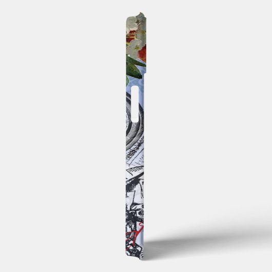 Alice Nonsense Vorhang Wunderland - Blau Case-Mate iPhone Hülle (Rückseite / Rechts)