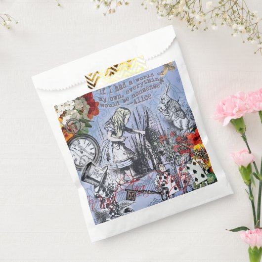 Alice Nonsense Vorhang Wunderland - Blau Geschenktütchen (Versiegelt)