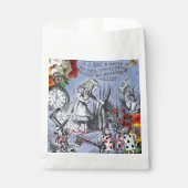 Alice Nonsense Vorhang Wunderland - Blau Geschenktütchen (Vorderseite)