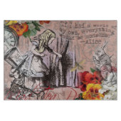 alice nonsense wonderland curtain schneidebrett (Vorderseite)