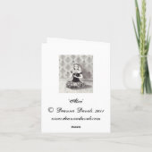 Alice - Notecard Karte (Rückseite)