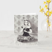 Alice - Notecard Karte (Gelbe Blume)