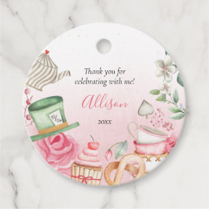 Alice Onederland Mad Tea Party Girl Geschenkanhänger