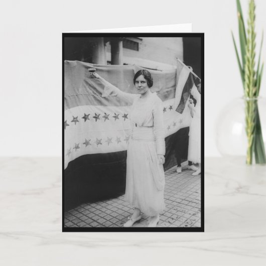 Alice Paul 19. Amendment Suffrage Sieg Karte (Vorderseite)