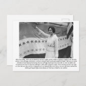 Alice Paul - Feminist Postkarte (Vorne/Hinten)