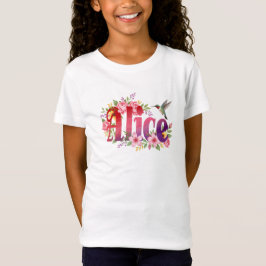 Alice - Personalised Shirt - For Kids