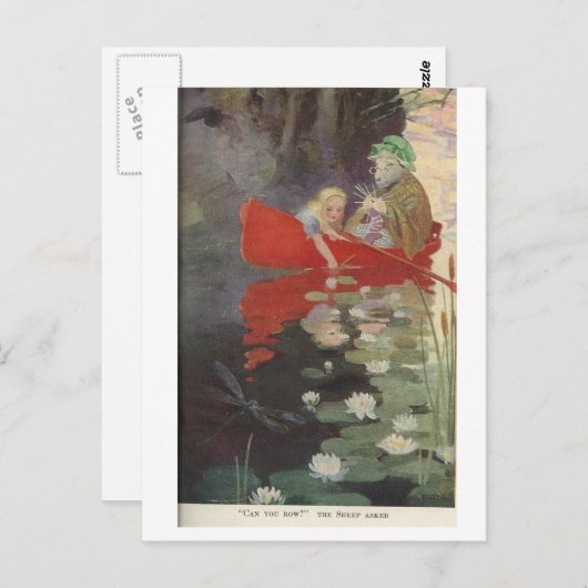 Alice Postkarte (Vorne/Hinten)