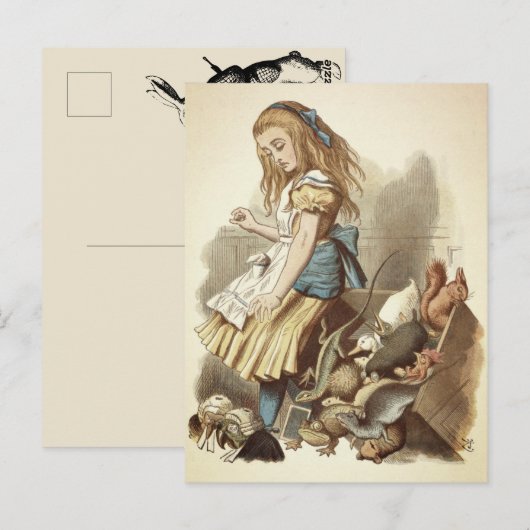 Alice Postkarte (Vorne/Hinten)